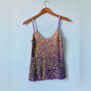 Knitted Sequin Top